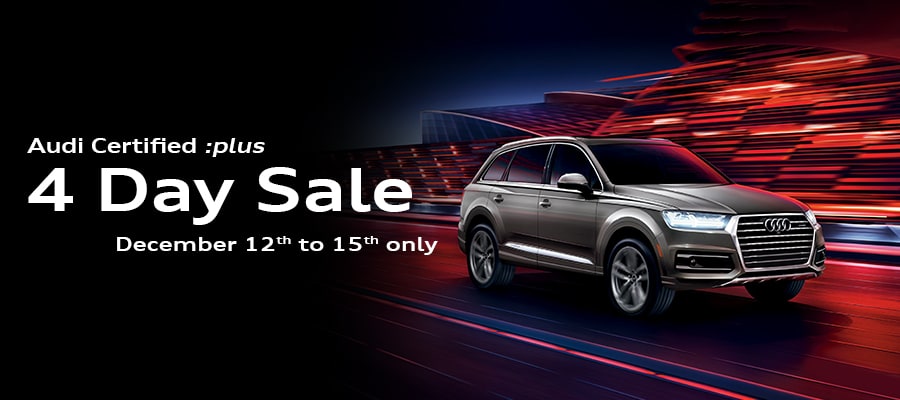 Audi Victoria Certified Pre-Owned 4 Day Sale